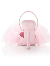 Sasha Rae Lace Flower Toe Heel